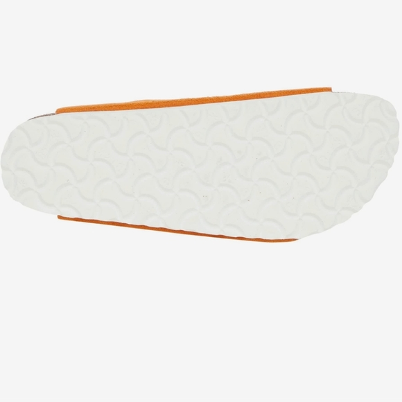 Birkenstock Arizona Soft Footbed Suede Sandal Orange Narrow - Picture 5 of 6